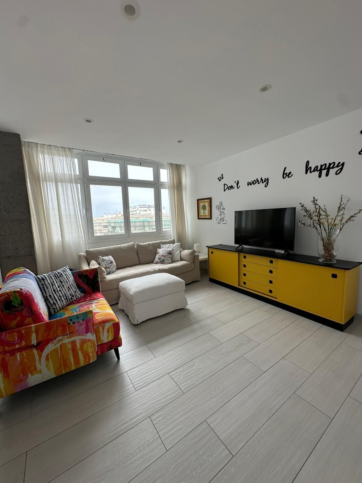 Sala de estar de Piso de alquiler en Las Palmas de Gran Canaria