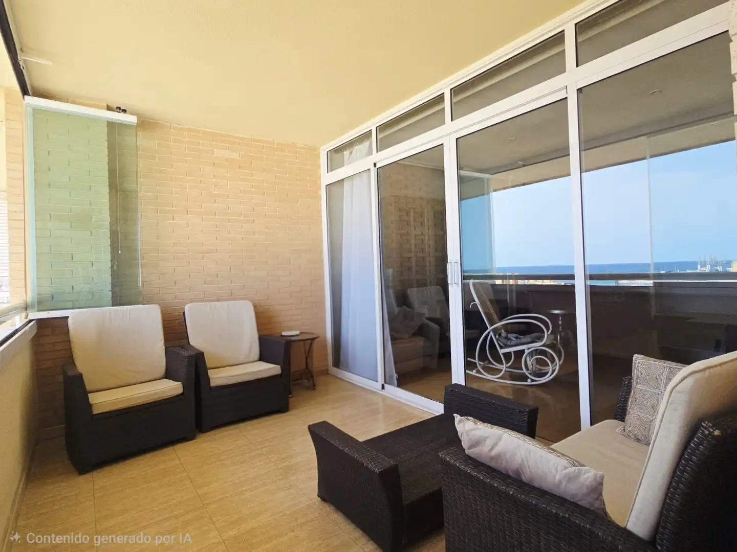 Terrasse von Dachboden zur Miete in San Gabriel - Palmeral - Urbanova