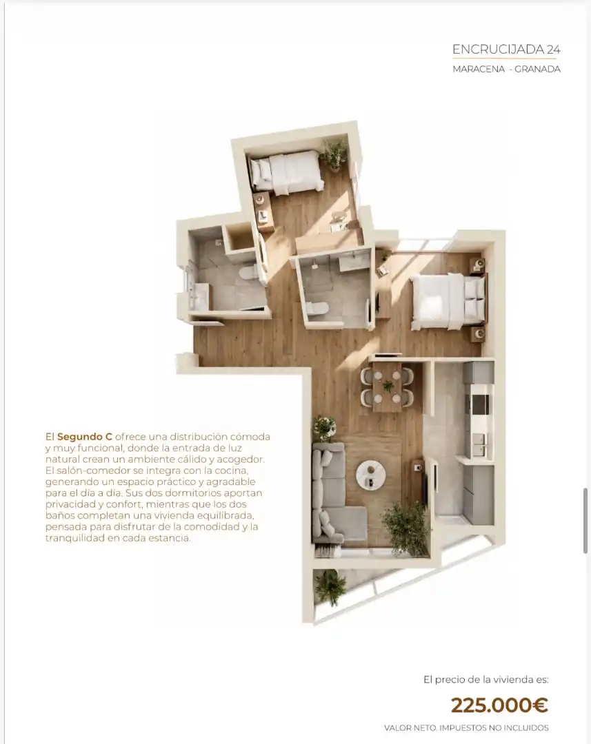 Flat for sale in Maracena  with Air Conditioner, Heating and Terrace