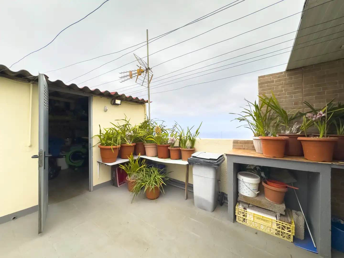 Terrasse von Dachboden zum Verkauf in La Orotava mit Abstellraum und Möbliert