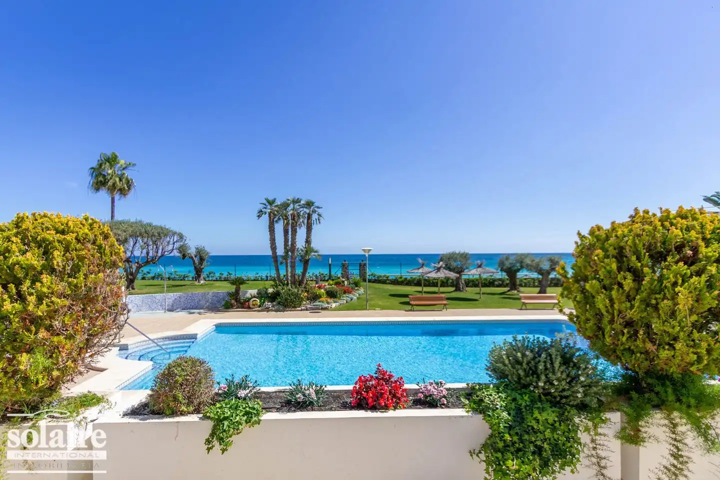 Jardí de Apartament de lloguer en Altea amb Aire condicionat, Calefacció i Terrassa