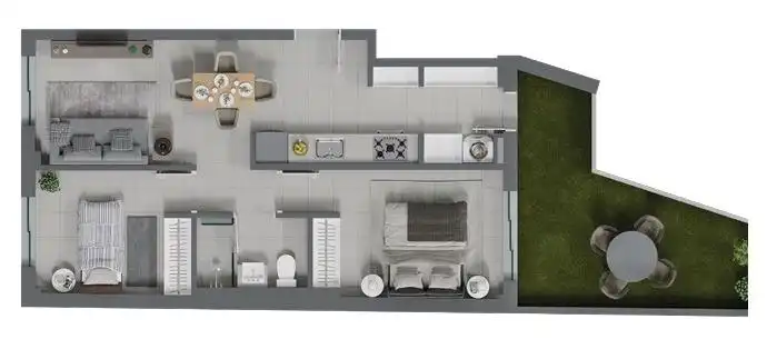 Planta baja en venta en  Palma de Mallorca con Calefacción, Jardín privado y Terraza