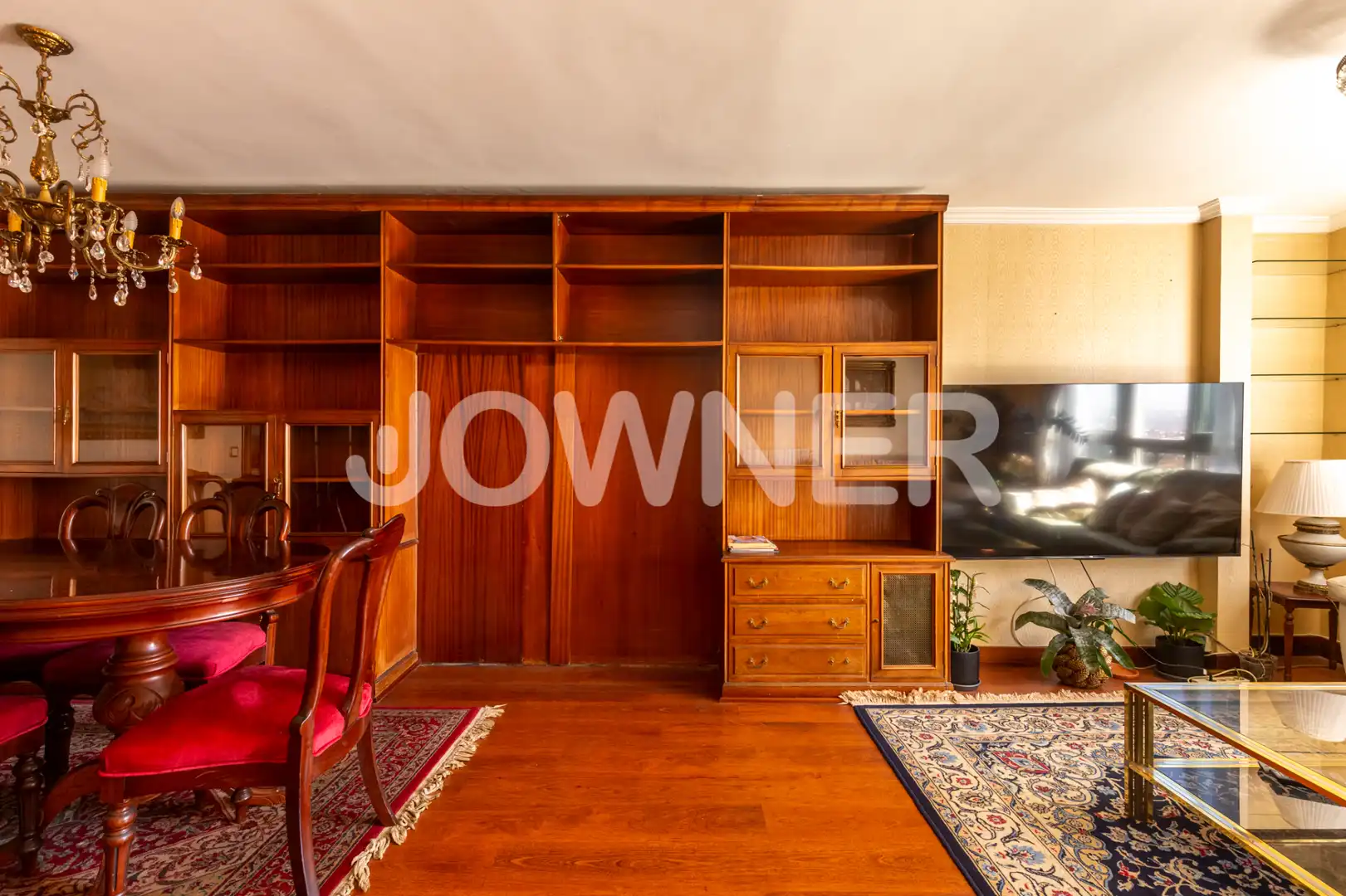 Living room of Flat for rent in Madrid  with Air Conditioner, Heating and Furnished