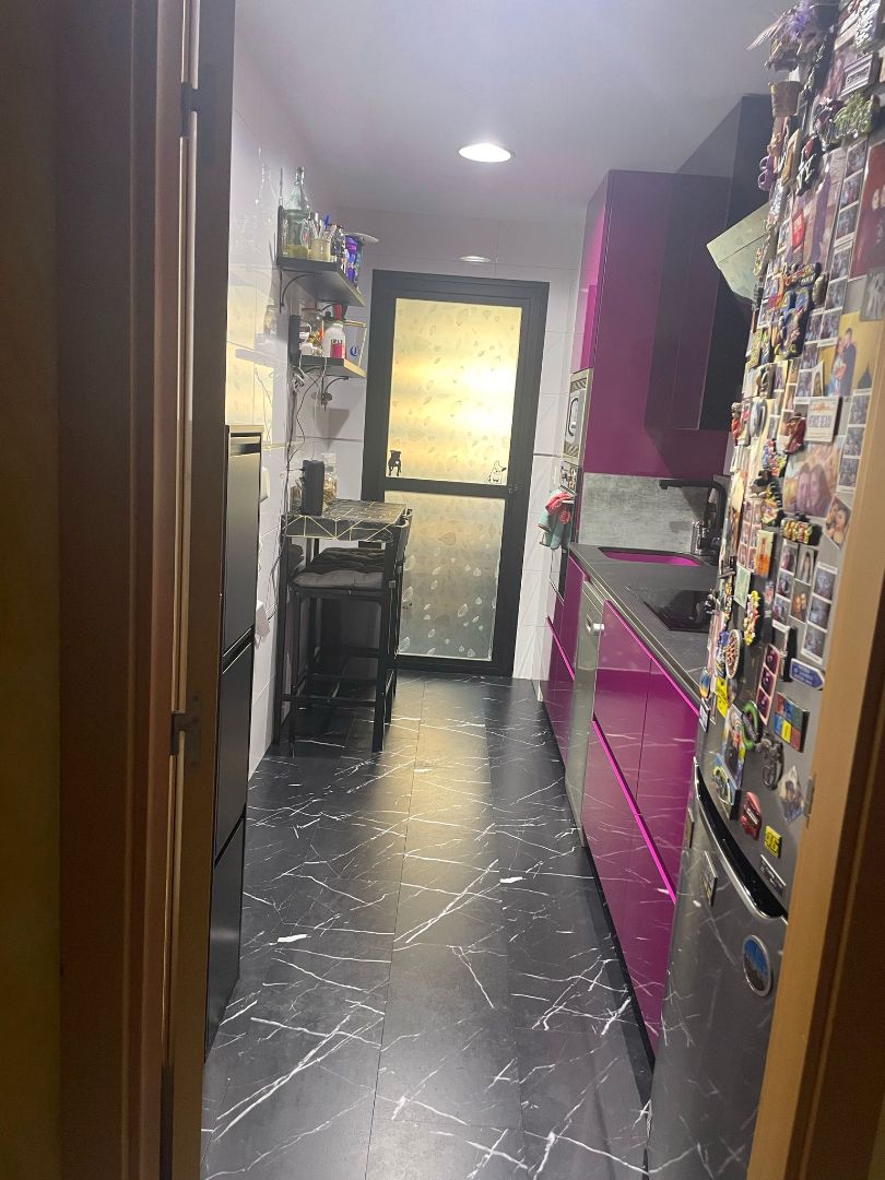 Kitchen of Flat for sale in Móstoles  with Heating, Private garden and Storage room