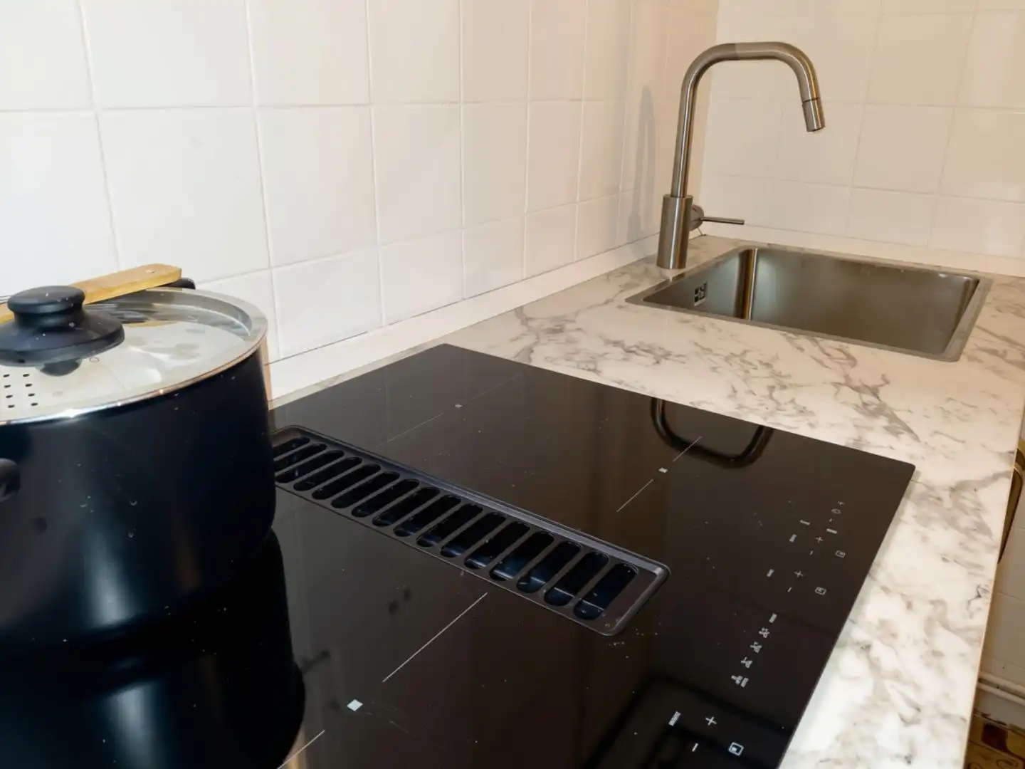 Kitchen of Flat for share in Guadalajara  with Heating, Parquet flooring and Furnished