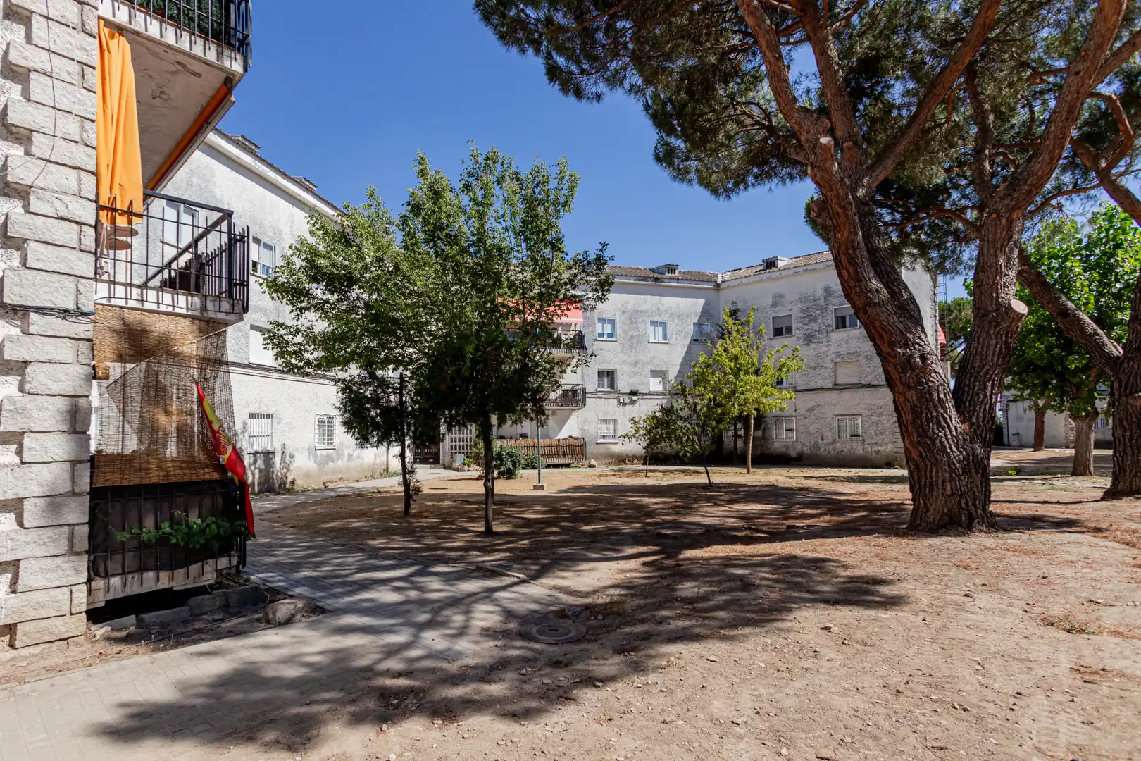 Vista exterior de Pis en venda en Collado Villalba amb Calefacció, Parquet i Terrassa