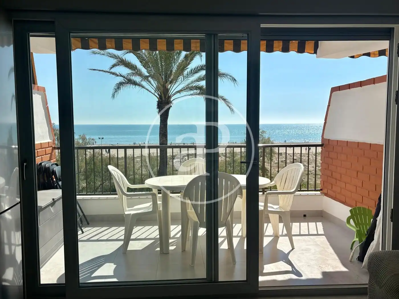 Terrasse von Wohnung zur Miete in Canet d'En Berenguer mit Klimaanlage, Heizung und Privatgarten