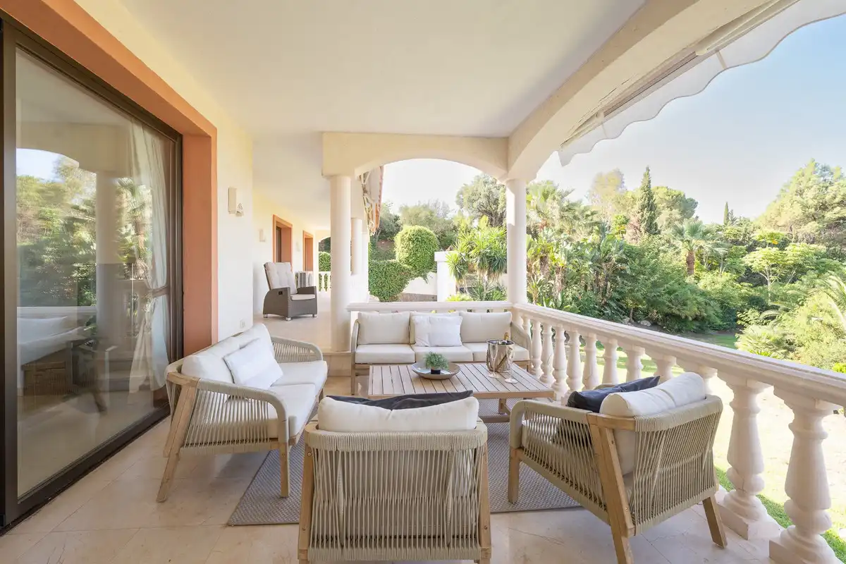 Terraza de Casa o chalet en venta en Marbella con Piscina