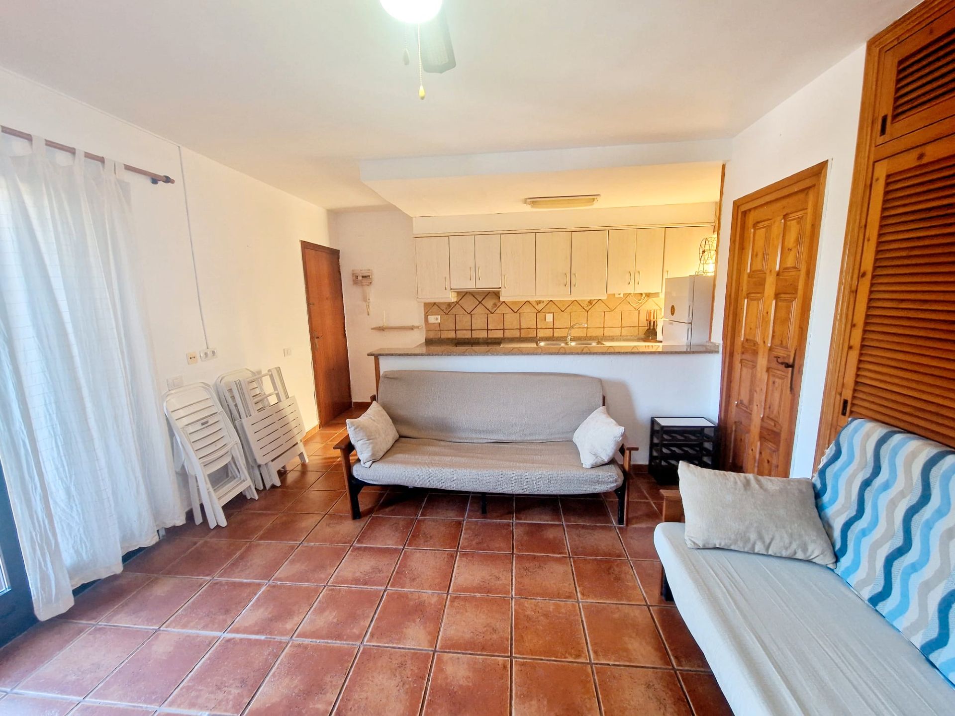 Sala d'estar de Apartament de lloguer en Alcalà de Xivert amb Terrassa, Moblat i Forn