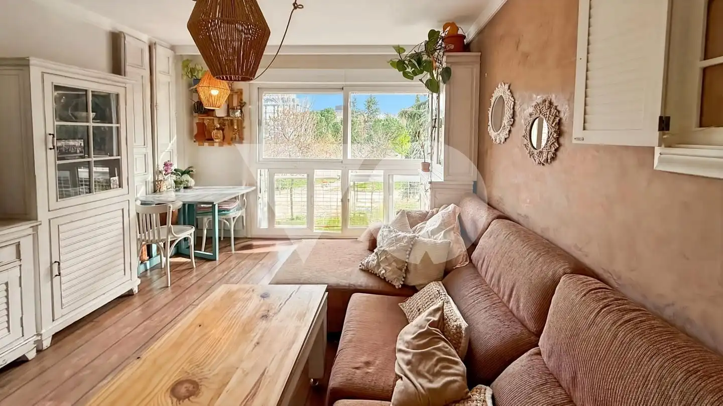 Sala de estar de Piso en venta en Madrid con Aire acondicionado, Calefacción y Jardín privado