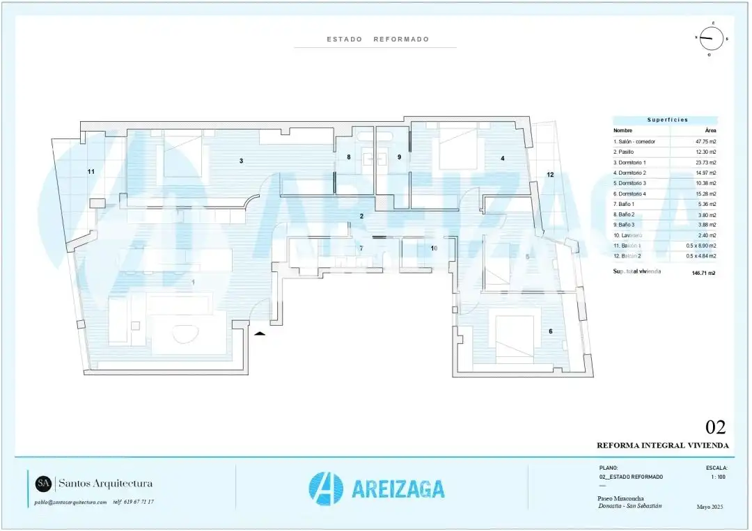 Piso en venta en Donostia - San Sebastián  con Calefacción, Terraza y Balcón