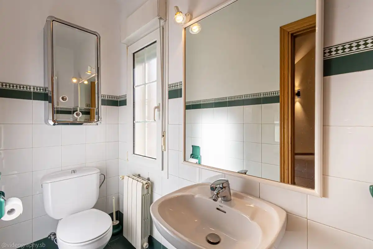 Baño de Casa o chalet en venta en Móstoles con Aire acondicionado, Calefacción y Jardín privado