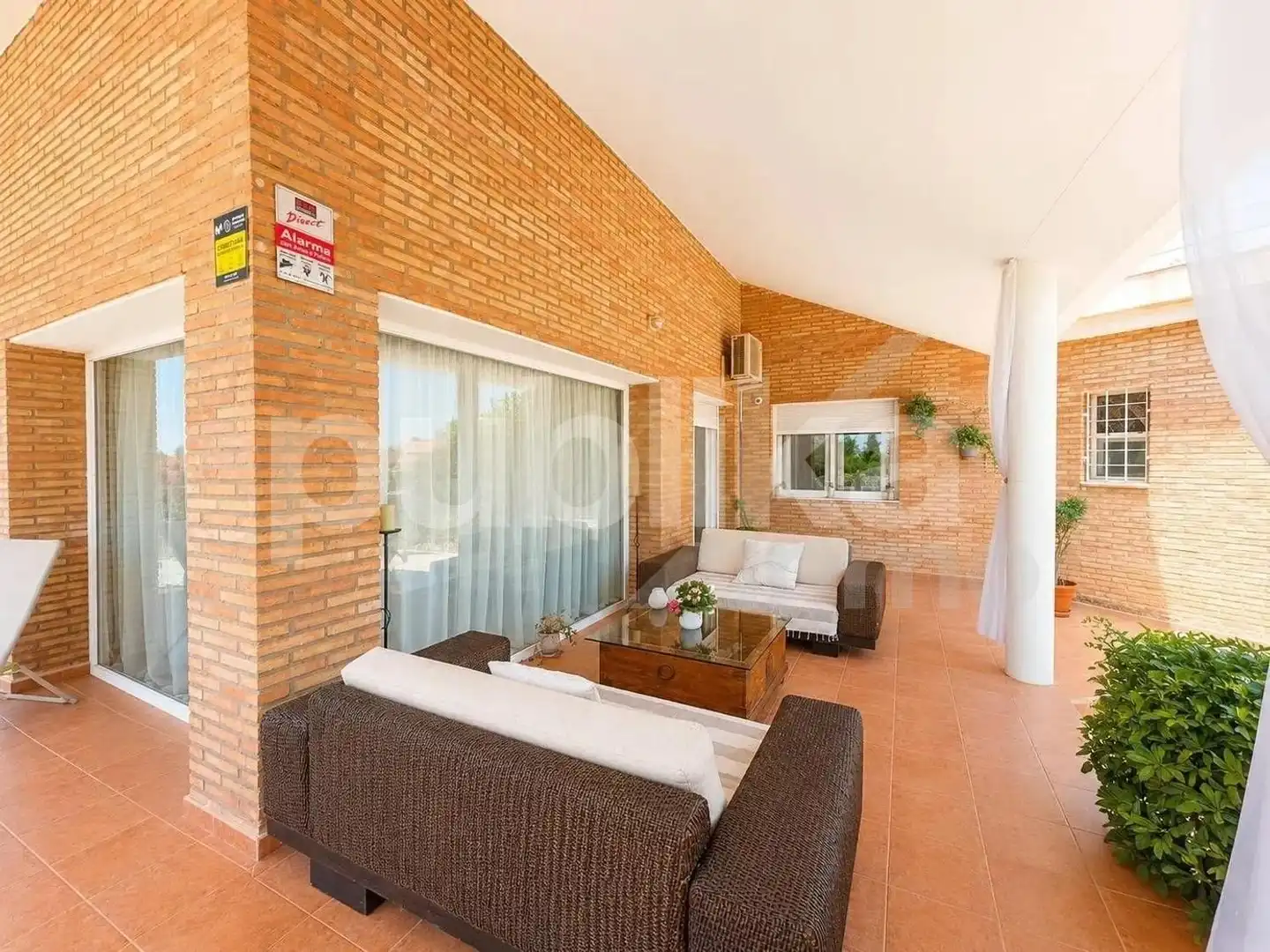 Terraza de Casa o chalet en venta en San Vicente del Raspeig / Sant Vicent del Raspeig con Aire acondicionado, Calefacción y Piscina