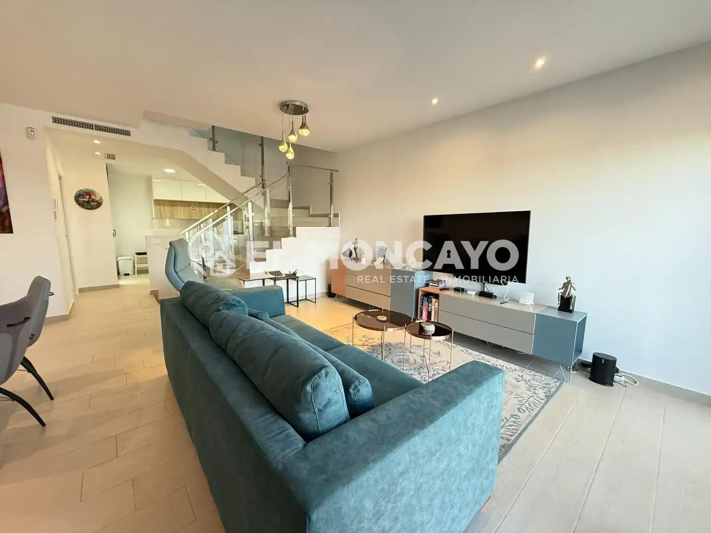 Sala de estar de Casa adosada en venta en Rojales con Aire acondicionado, Calefacción y Jardín privado