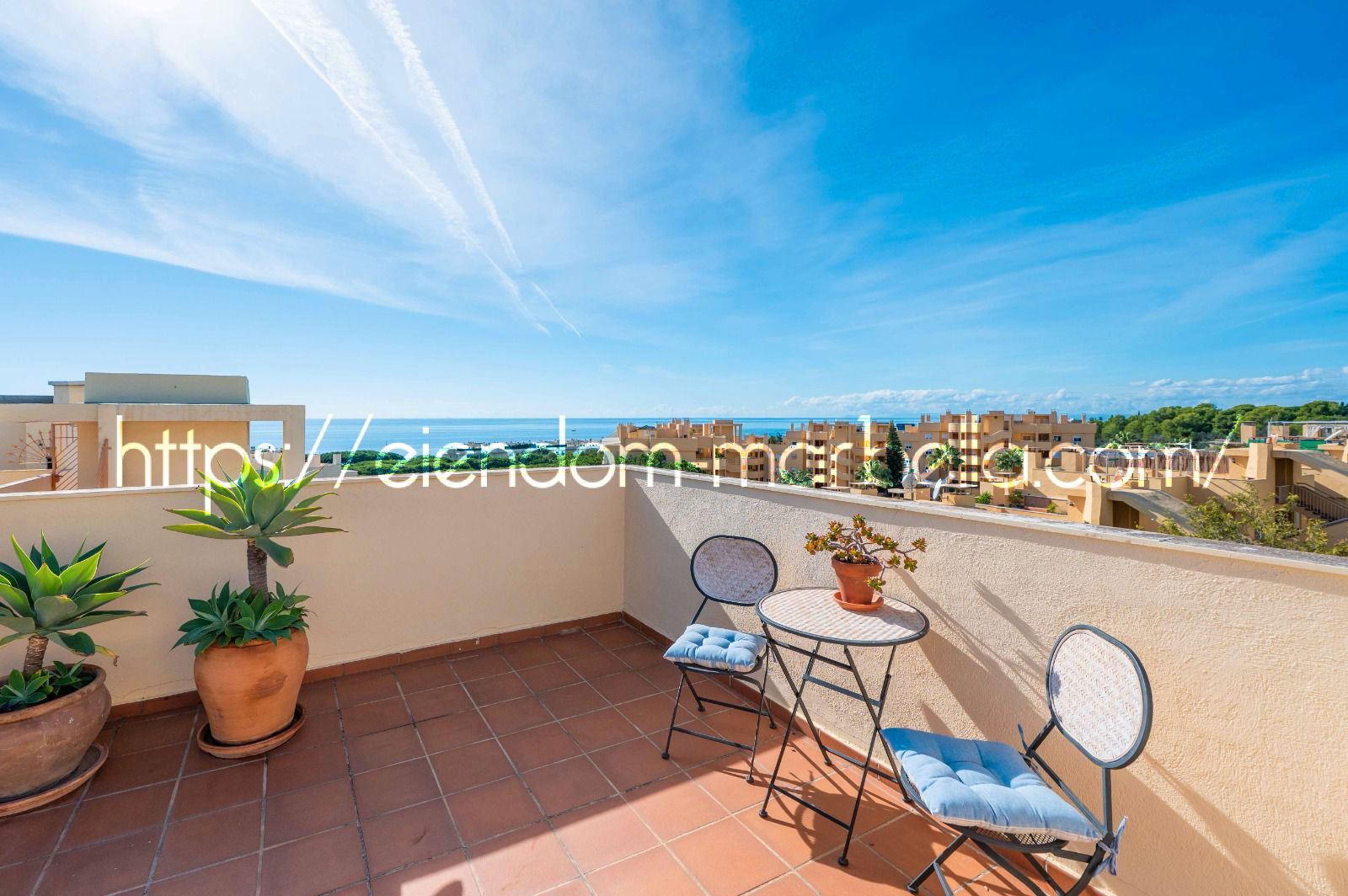 Jardí de Àtic en venda en Mijas amb Aire condicionat, Terrassa i Moblat