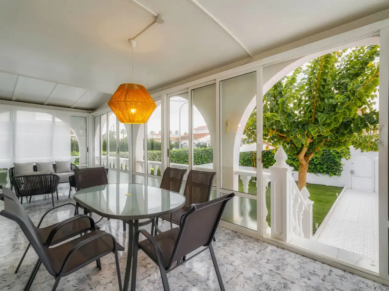 Terraza de Casa o chalet de alquiler en Los Narejos - Punta Calera