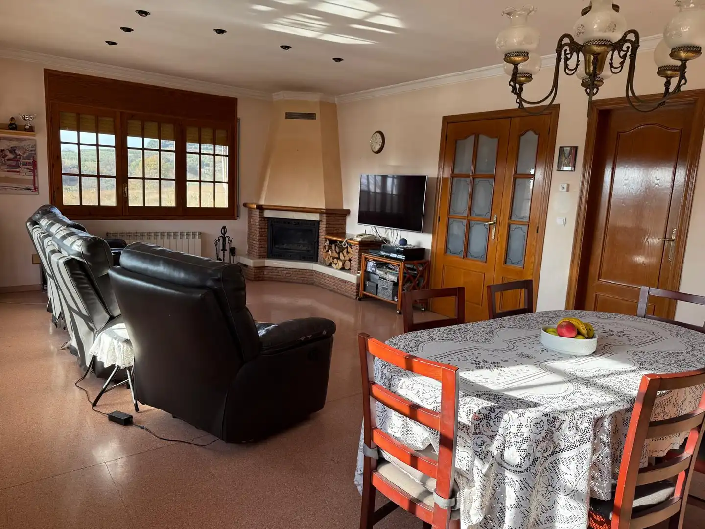 Wohnzimmer von Haus oder Chalet zum Verkauf in Caldes de Montbui mit Klimaanlage, Heizung und Privatgarten