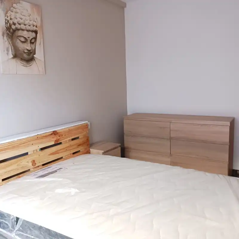 Bedroom of Flat for rent in La Font d'en Carròs  with Air Conditioner, Furnished and Balcony