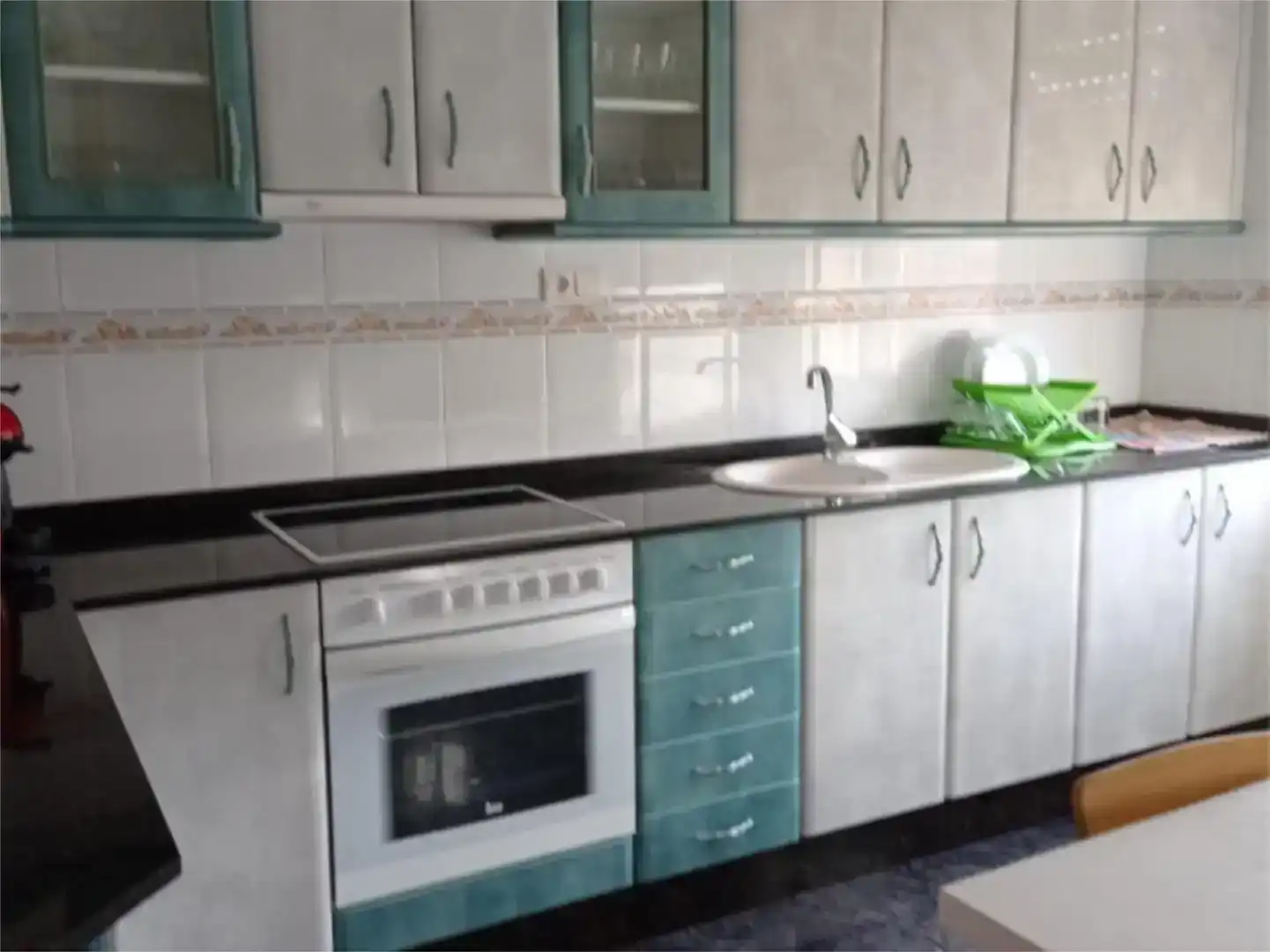 Cocina de Piso en venta en Yeste con Jardín privado, Trastero y Amueblado