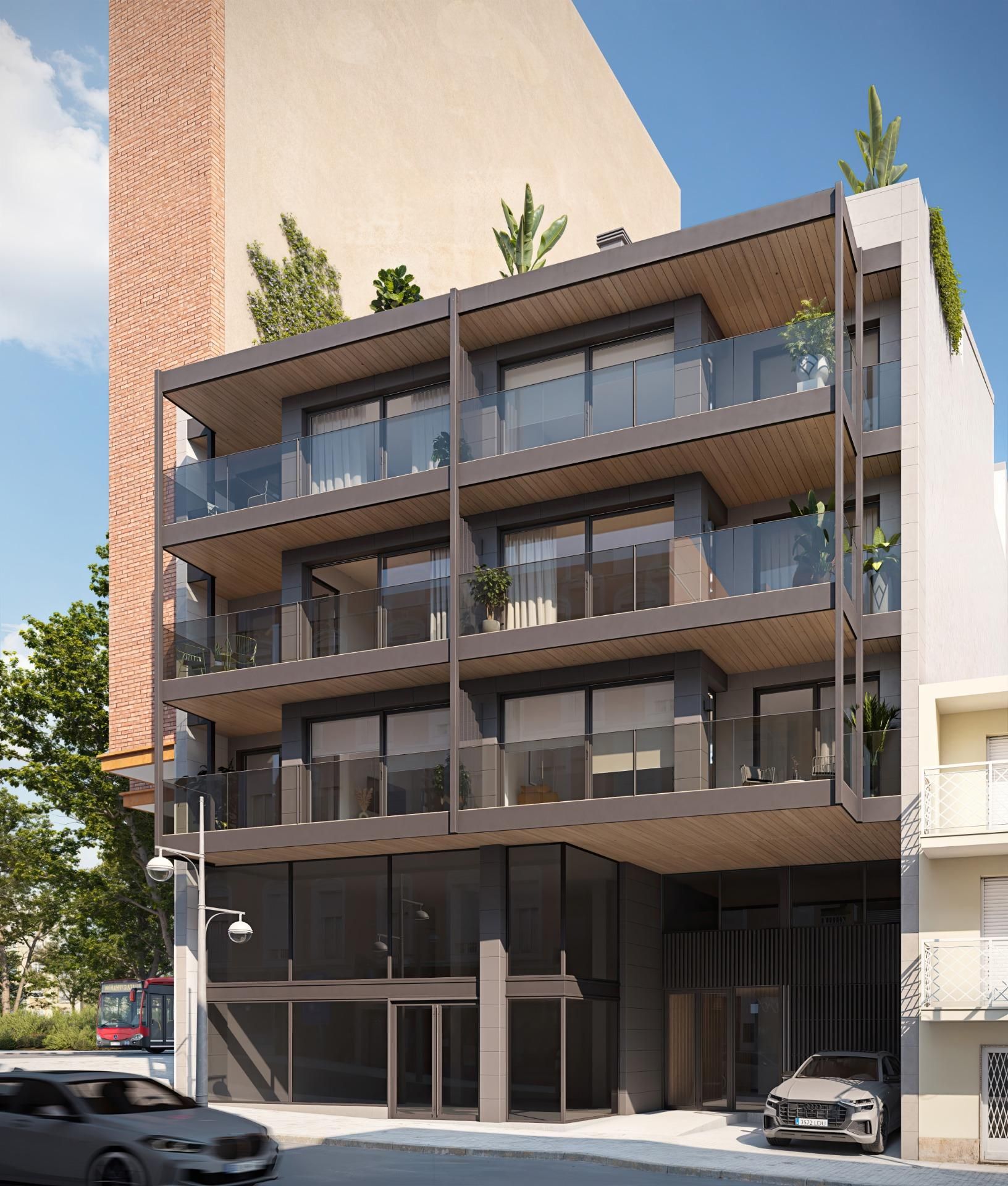 Exterior view of Attic for sale in Badalona  with Air Conditioner, Heating and Terrace