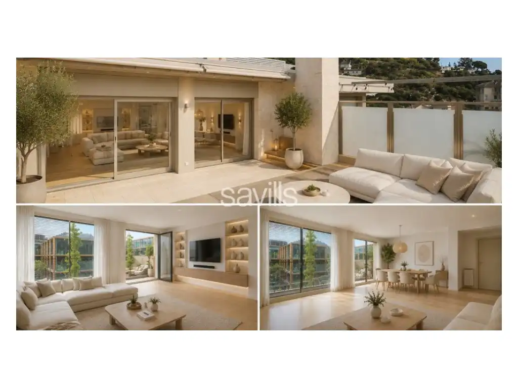 Living room of Attic for sale in Barcelona  with Air Conditioner, Terrace and Swimming Pool