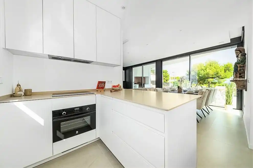 Cocina de Casa o chalet en venta en Benissa con Aire acondicionado, Calefacción y Terraza