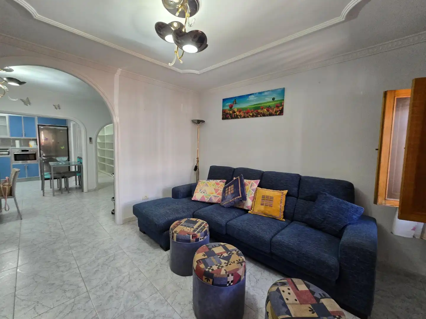 Sala d'estar de Casa o xalet en venda en San Bartolomé de Tirajana amb Terrassa, Traster i Moblat