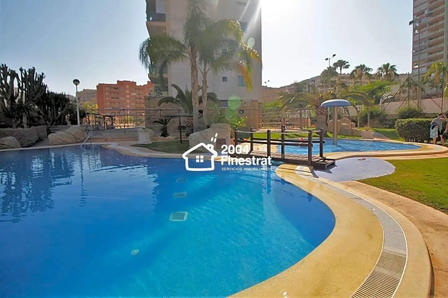 Schwimmbecken von Wohnung zum Verkauf in Villajoyosa / La Vila Joiosa mit Klimaanlage, Terrasse und Gemeinschaftspool