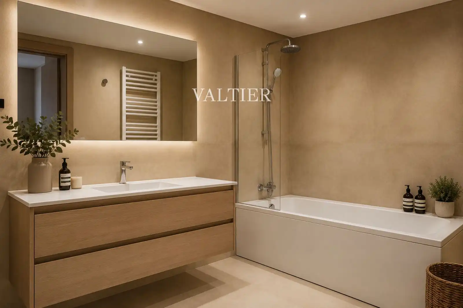 Bathroom of Flat for sale in Madrid  with Air Conditioner and Terrace