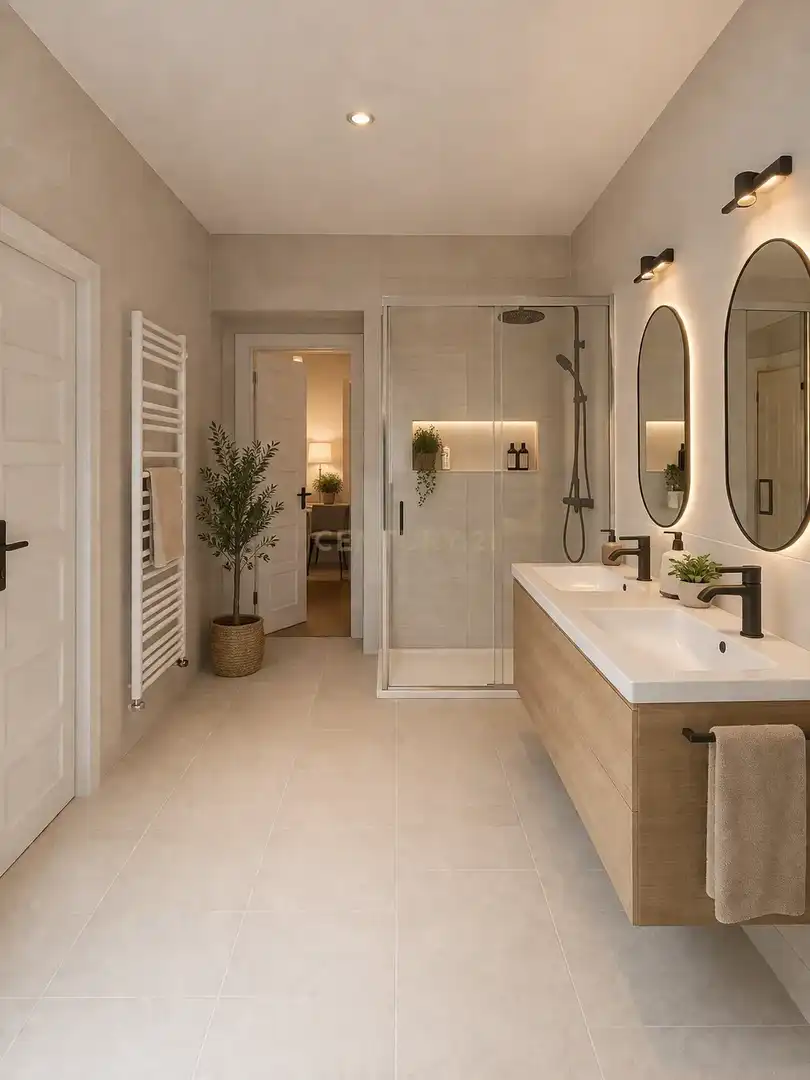Baño de Casa o chalet en venta en Trujillo con Aire acondicionado, Jardín privado y Trastero