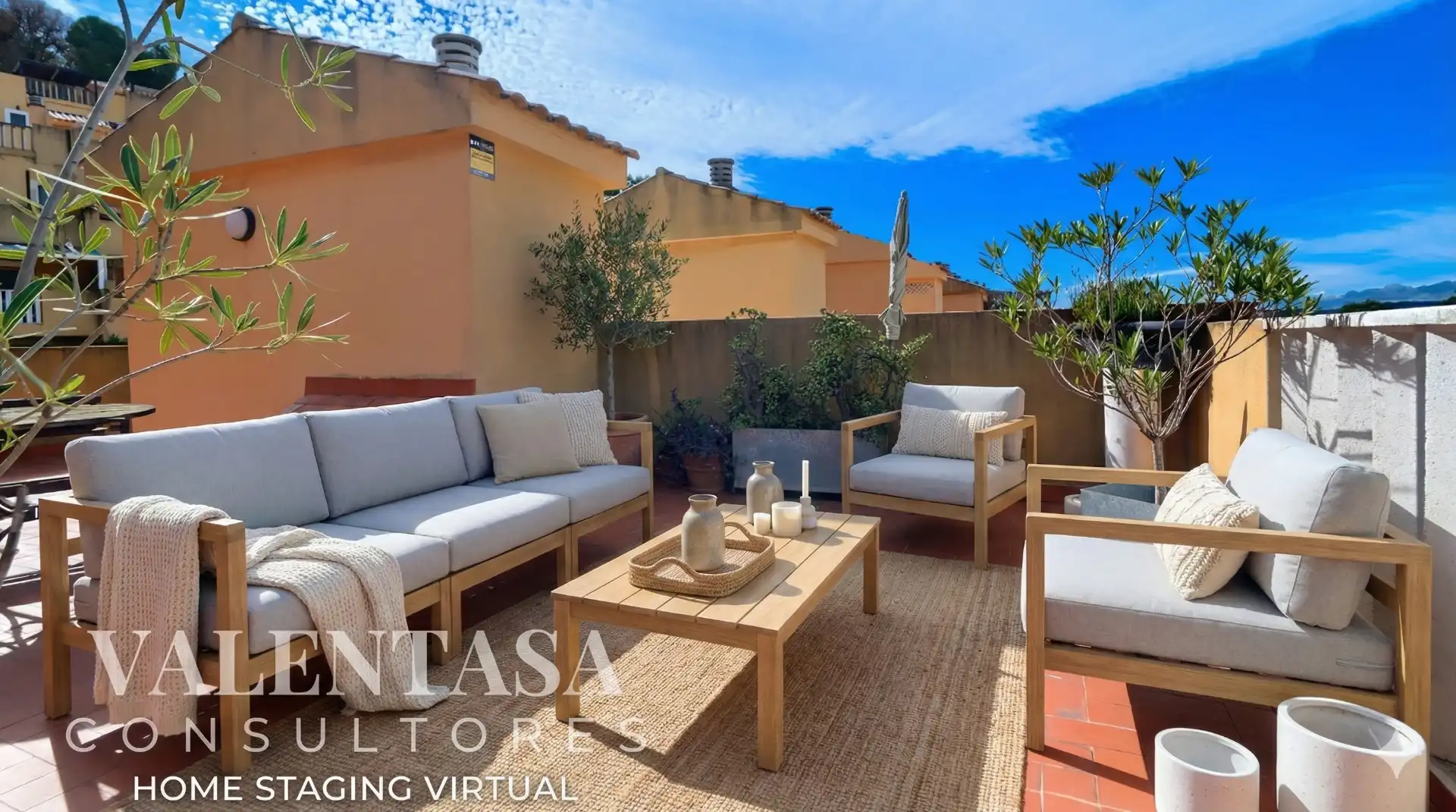 Terrace of Detached homes for sale in Chiva  with Air Conditioner, Private garden and Terrace