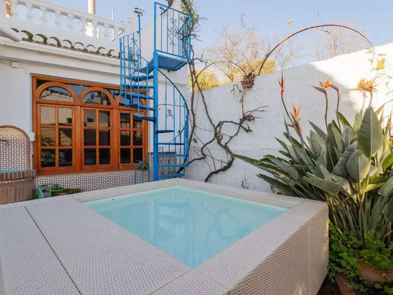 Piscina de Casa adosada en venda en Órgiva amb Piscina i Balcó