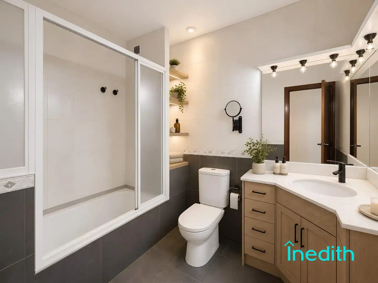 Badezimmer von Haus oder Chalet zum Verkauf in Viladecans mit Heizung, Privatgarten und Terrasse