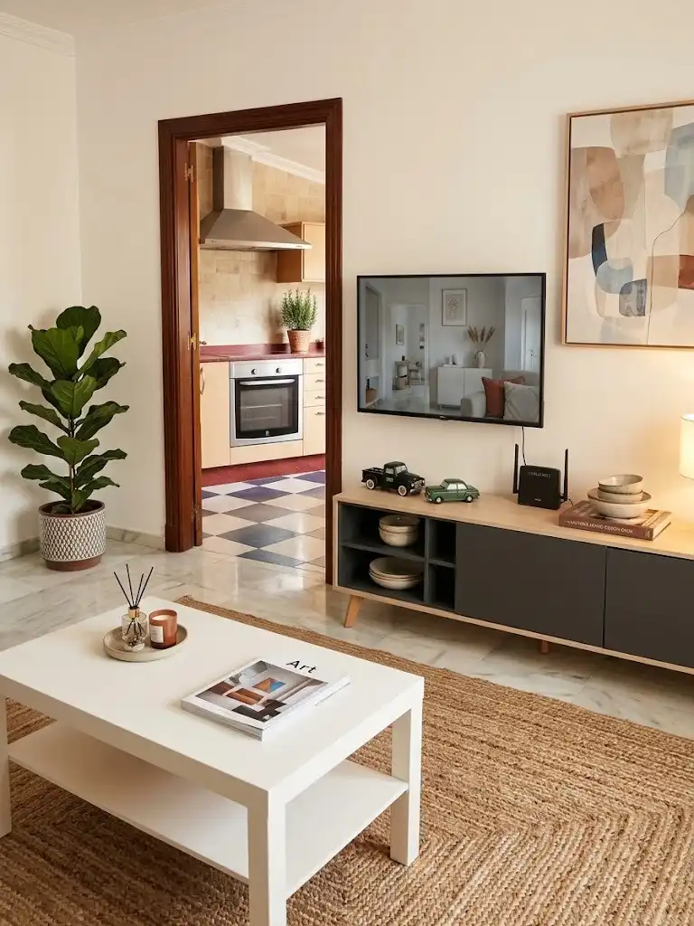 Living room of Flat for rent in Cabral - Candeán