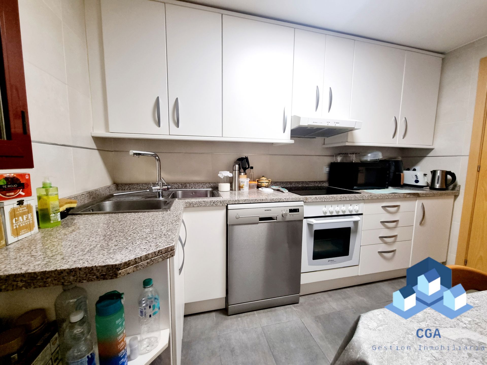 Kitchen of Flat for sale in Lorca  with Air Conditioner, Heating and Parquet flooring