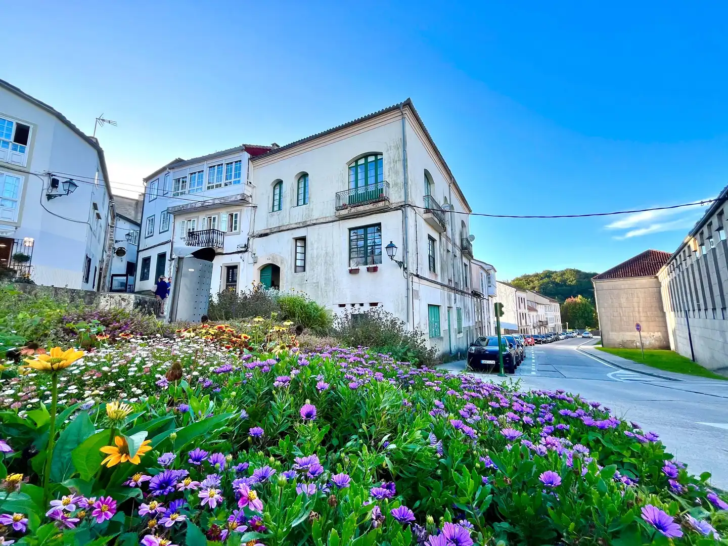 Vista exterior de Piso en venta en Santiago de Compostela  con Calefacción