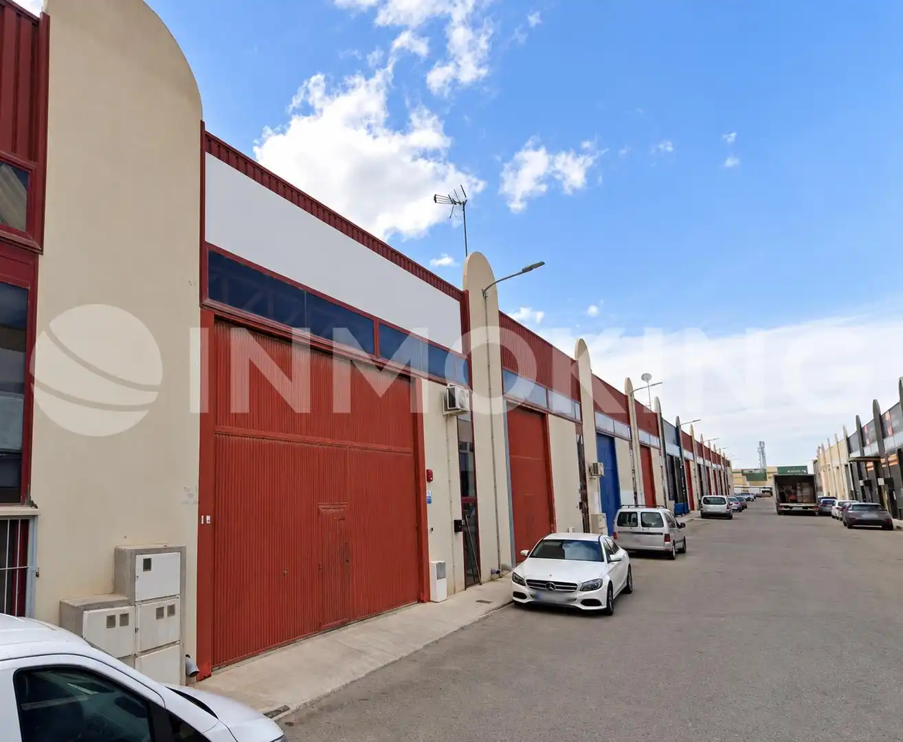 Vista exterior de Nave industrial en venta en Molina de Segura