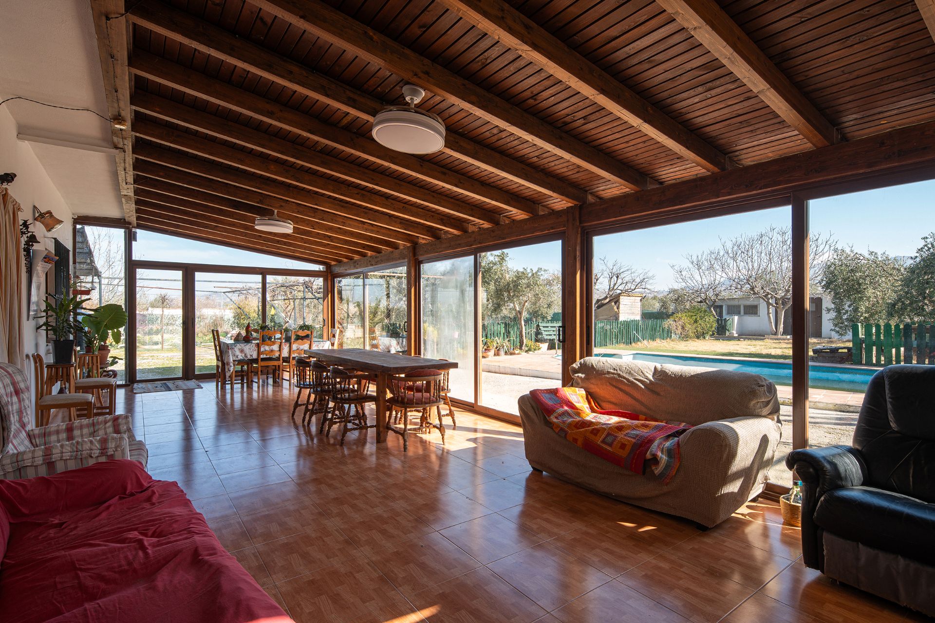 Living room of Country house for sale in La Zubia  with Heating, Private garden and Swimming Pool