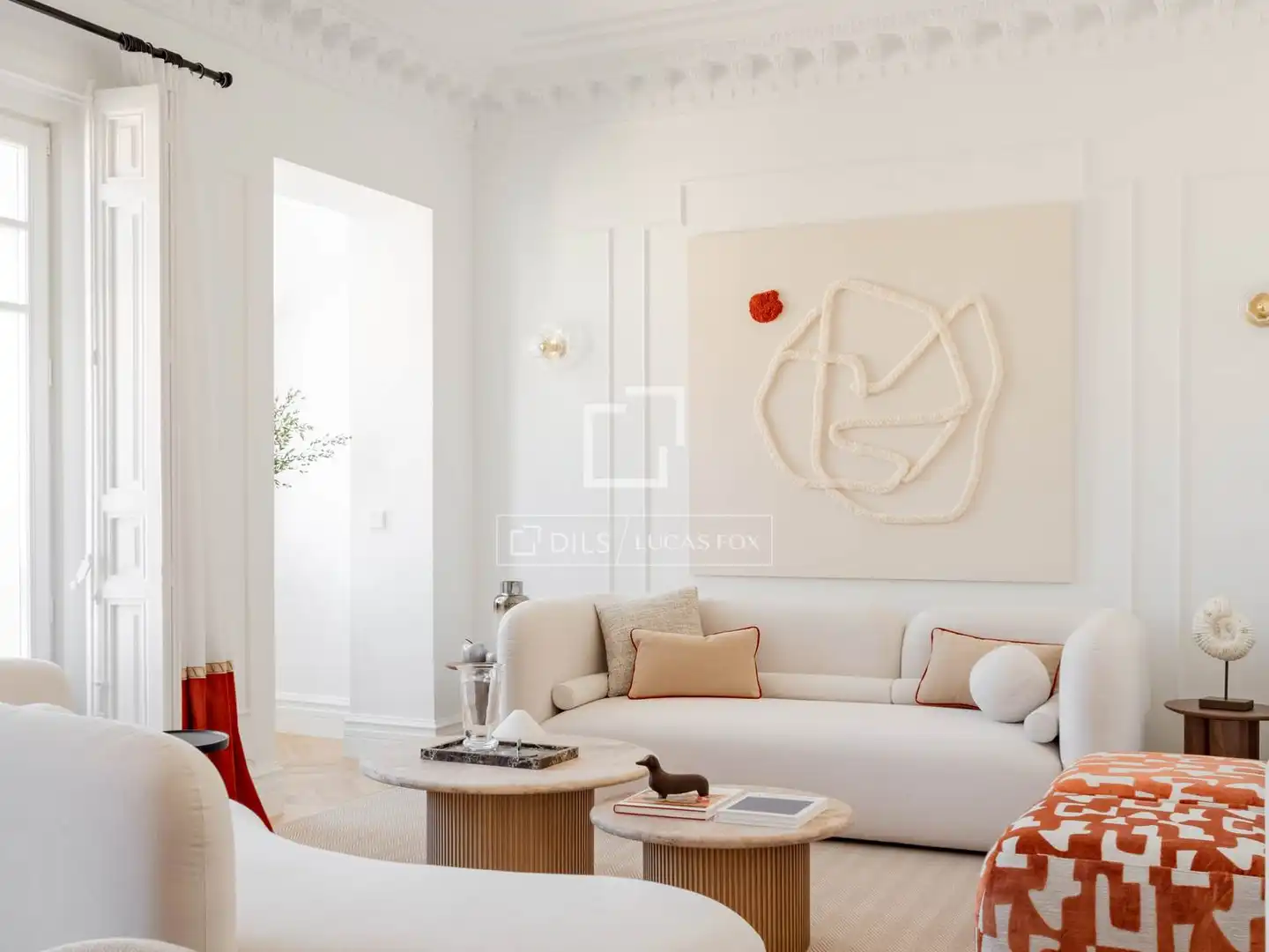 Wohnzimmer von Wohnung zum Verkauf in Madrid mit Klimaanlage, Heizung und Abstellraum