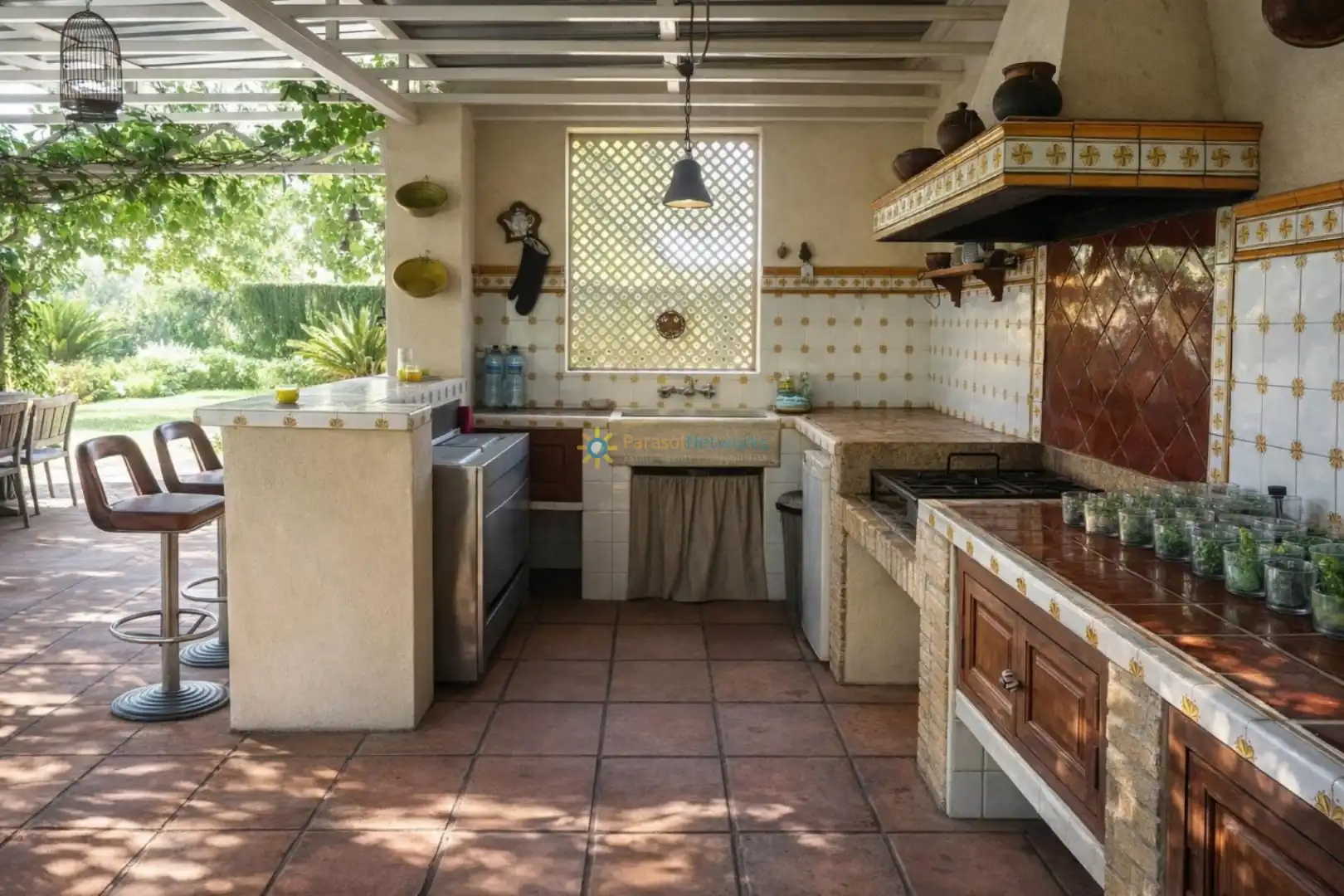 Cocina de Casa o chalet en venta en Gandia con Aire acondicionado, Calefacción y Jardín privado