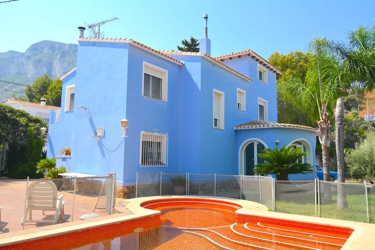 Vista exterior de Casa o chalet en venta en Dénia con Aire acondicionado, Calefacción y Jardín privado
