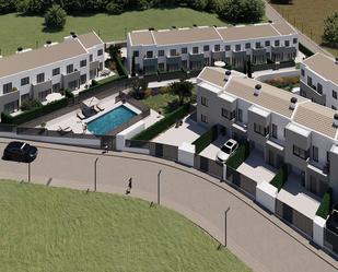 Vista exterior de Casa o xalet en venda en Villalbilla amb Jardí privat, Terrassa i Piscina comunitària