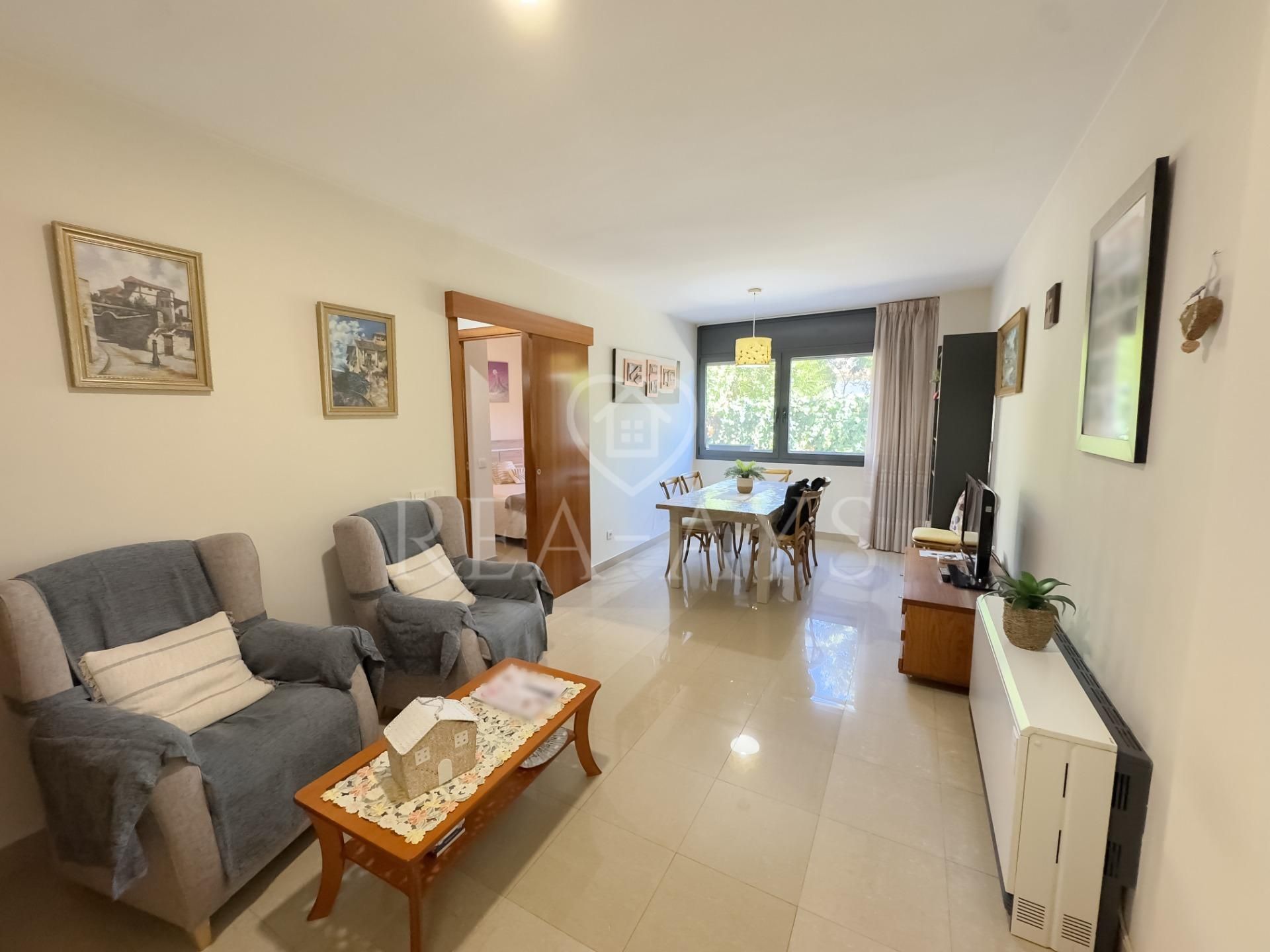 Living room of Flat for sale in Begues  with Heating, Terrace and Storage room