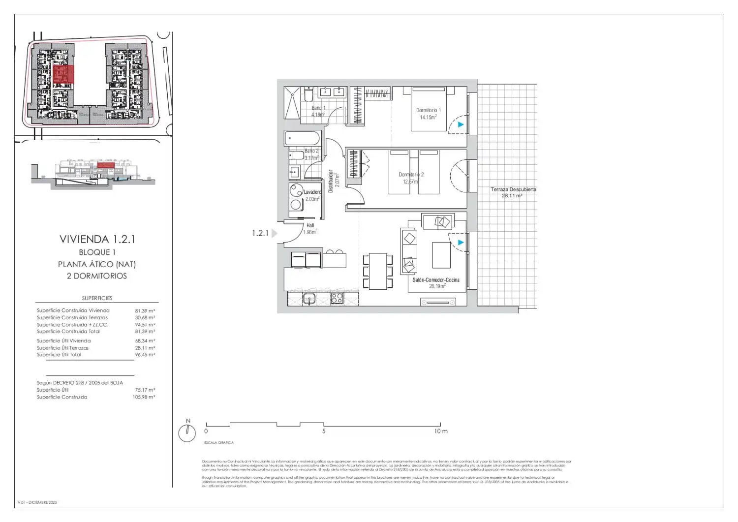 Ático con ascensor en venta en de la Calera, imagen 2