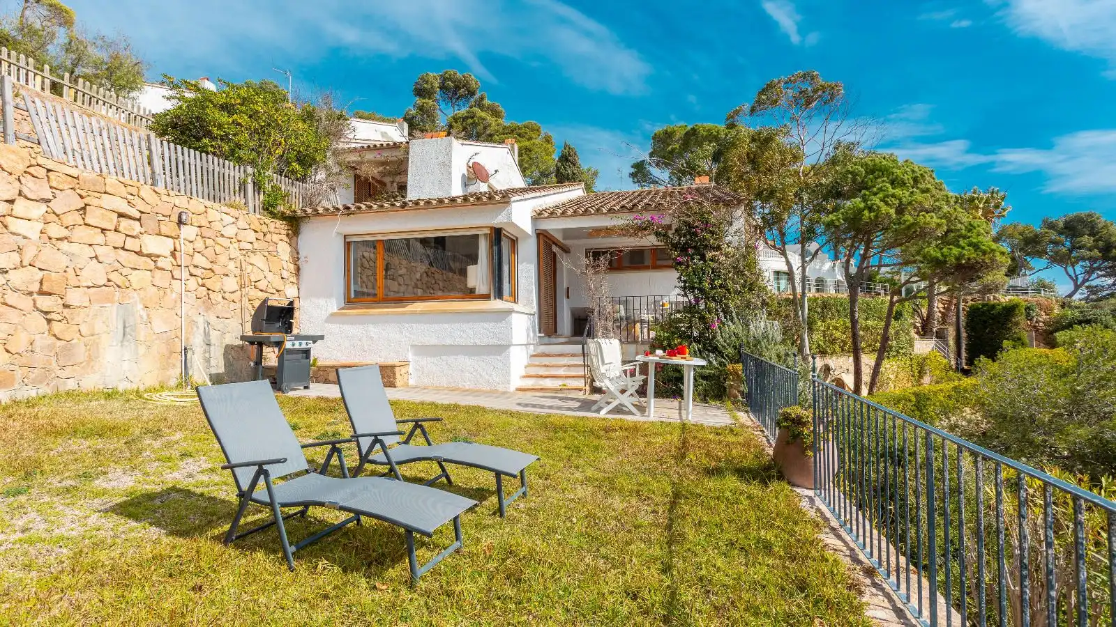 Garden of Detached homes for rent in Palafrugell  with Heating, Private garden and Furnished