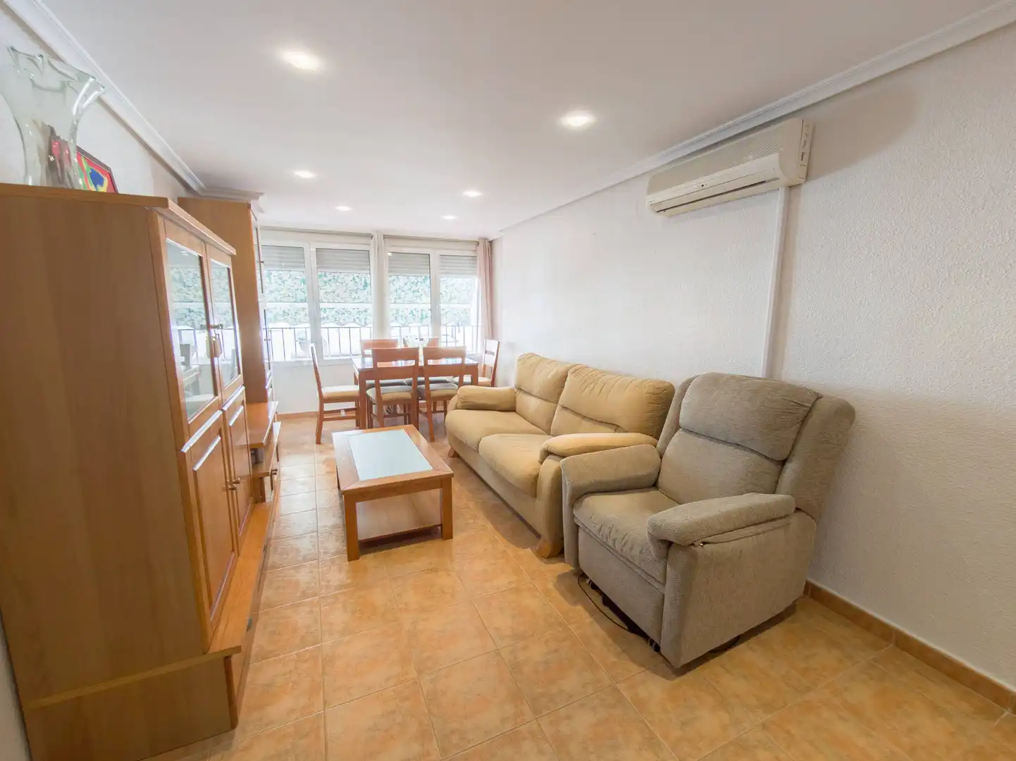 Living room of Flat for sale in Santa Pola  with Air Conditioner, Storage room and Furnished