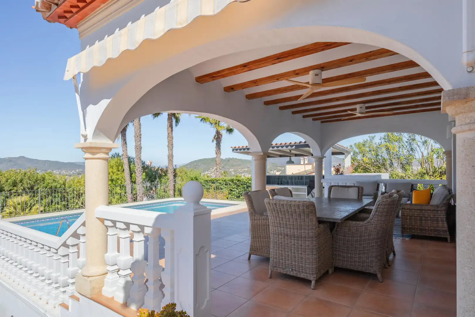 Terrace of Houses for sale in Jávea / Xàbia  with Air Conditioner, Heating and Private garden