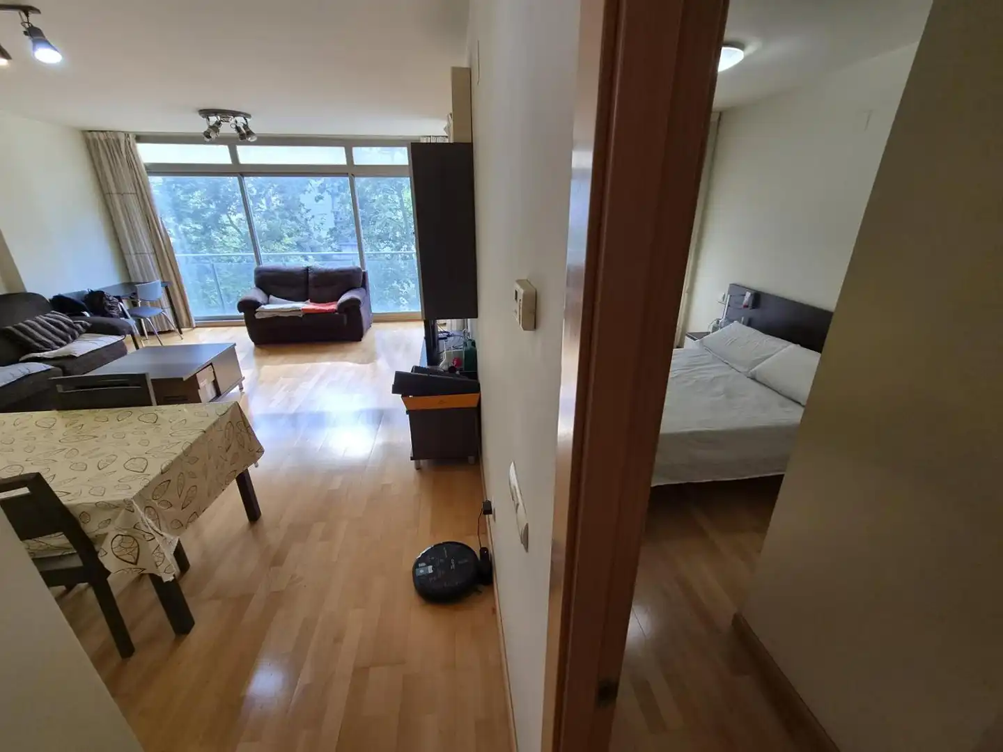 Living room of Flat for sale in Castellón de la Plana / Castelló de la Plana  with Air Conditioner, Heating and Parquet flooring
