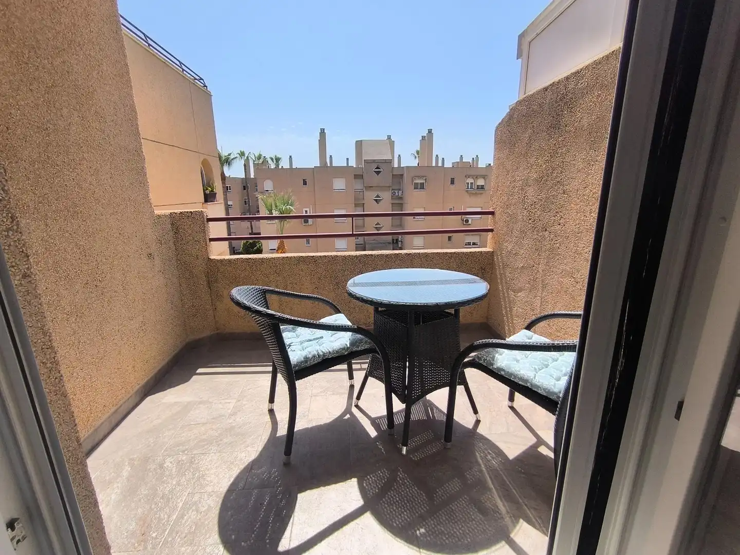 Terrasse von Wohnung zur Miete in Málaga mit Klimaanlage, Privatgarten und Terrasse