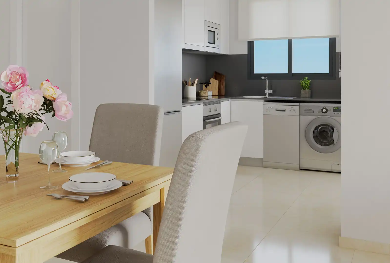 Cocina de Apartamento en venta en Cabanes con Calefacción, Jardín privado y Piscina